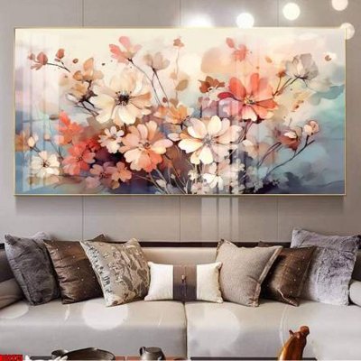 File tranh gốc File gốc in bộ tranh decor treo tường đẹp hoa 5d DC2275 (sắc nét từng chi tiết)