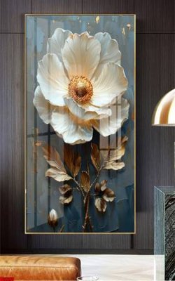 File PSD File gốc in bộ tranh decor treo tường đẹp hoa 5d DC2290 (bản gốc) cho nhà in