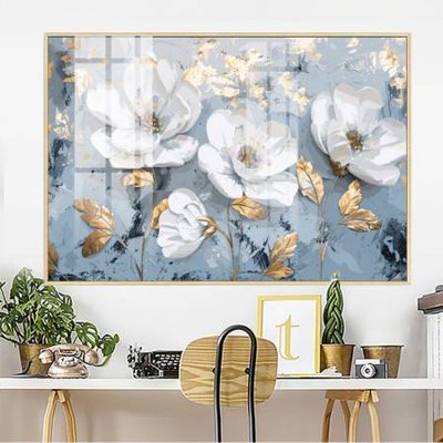 Mua file tranh gốc File gốc in bộ tranh decor treo tường đẹp hoa 5d DC2529 tại Filetranh.com