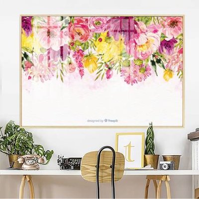 Download file File gốc in bộ tranh decor treo tường đẹp hoa 5d DC2532 (chất lượng in ấn)