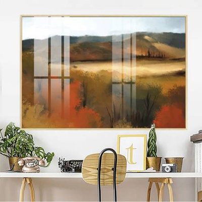 File tranh File gốc in bộ tranh decor treo tường đẹp hoa 5d DC2575 (gốc) in trên kính