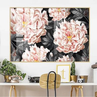 Download file File gốc in bộ tranh decor treo tường đẹp hoa 5d DC2608 (chất lượng in ấn)