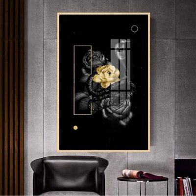 File gốc in ấn File gốc in bộ tranh decor treo tường đẹp hoa 5d DC2612 chuẩn màu CMYK