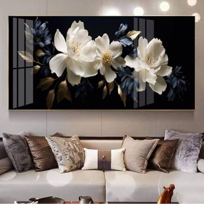 File tranh File gốc in bộ tranh decor treo tường đẹp hoa 5d DC2653 (ảnh gốc) độ nét vượt trội