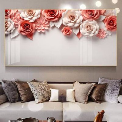 File gốc File gốc in bộ tranh decor treo tường đẹp hoa 5d DC2664 (in lụa) tranh phong thủy