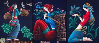 Download file tranh PSD Tranh cô gái DC268 để chỉnh sửa