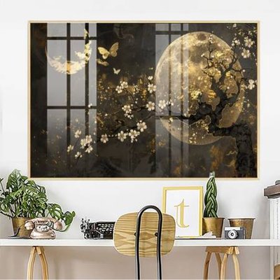 File tranh gốc File gốc in bộ tranh decor treo tường đẹp hoa 5d DC2842 (bản quyền) độc đáo