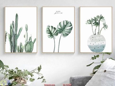 File gốc Tranh lá kim nhiệt đới DC285 (in lụa) chi tiết cao