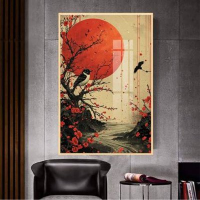 File ảnh File gốc in bộ tranh decor treo tường đẹp hoa 5d DC2864 (gốc) in biển hiệu