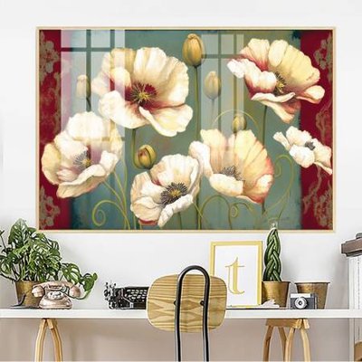 Tải file File gốc in bộ tranh decor treo tường đẹp hoa 5d DC2866 (gốc) in tranh tráng gương