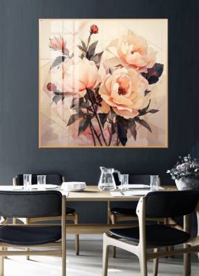 File gốc in mica File gốc in bộ tranh decor treo tường đẹp hoa 5d DC2910 chất lượng