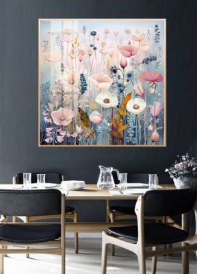 File gốc File gốc in bộ tranh decor treo tường đẹp hoa 5d DC2911 (trang trí) phòng ngủ