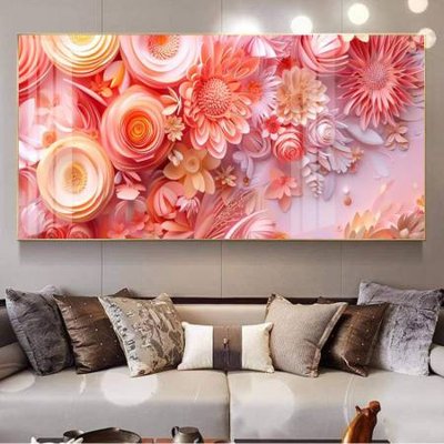 File in mica File gốc in bộ tranh decor treo tường đẹp hoa 5d DC3000 (ảnh gốc) đẹp