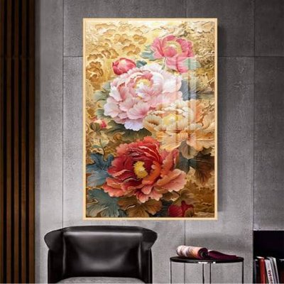 File gốc File gốc in bộ tranh decor treo tường đẹp hoa 5d DC3023 (ảnh rõ nét) để in