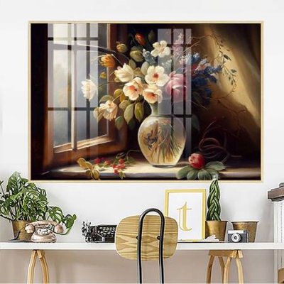 File in trần File gốc in bộ tranh decor treo tường đẹp hoa 5d DC3029 (file gốc) hoa văn 3D