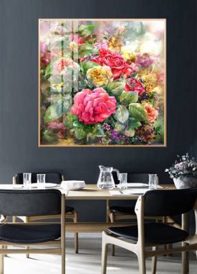 Tải về hình ảnh gốc File gốc in bộ tranh decor treo tường đẹp hoa 5d DC3052 sắc nét