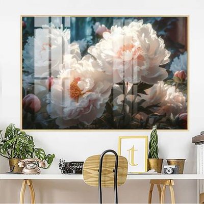 File tranh File gốc in bộ tranh decor treo tường đẹp hoa 5d DC3077 (gốc) in film