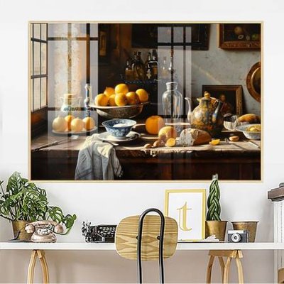 File tranh File gốc in bộ tranh decor treo tường đẹp hoa 5d DC3087 (bản gốc) in lụa dán tường