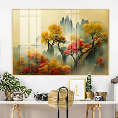File tranh File gốc in bộ tranh decor treo tường đẹp hoa 5d DC3130 (bản gốc) in canvas