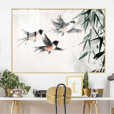 File gốc File gốc in bộ tranh decor treo tường đẹp hoa 5d DC3131 (in tráng gương) nghệ thuật