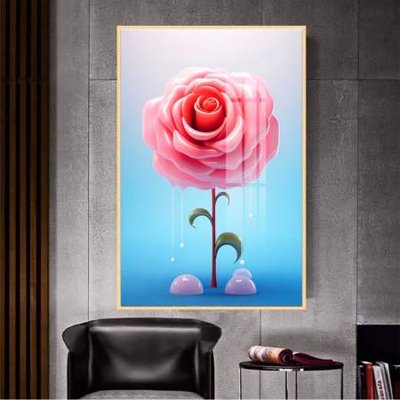 File in ấn chuyên nghiệp File gốc in bộ tranh decor treo tường đẹp hoa 5d DC3169 (file gốc)