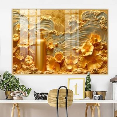 Ảnh mô tả file gốc in mica File gốc in bộ tranh decor treo tường đẹp hoa 5d DC3204