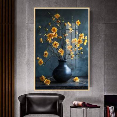 File PSD File gốc in bộ tranh decor treo tường đẹp hoa 5d DC3253 (bản gốc) cho nhà in