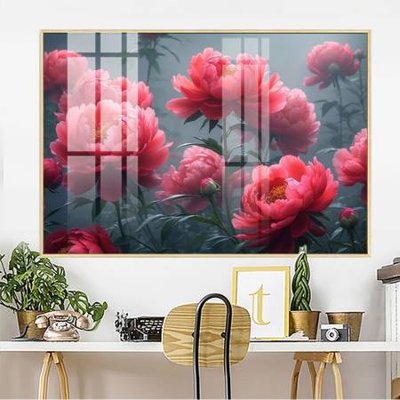 File tranh File gốc in bộ tranh decor treo tường đẹp hoa 5d DC3267 (gốc) in backlit film