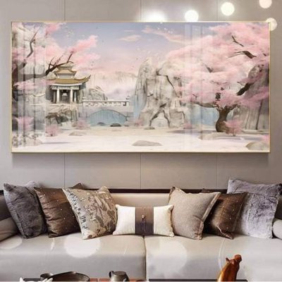 File gốc File gốc in bộ tranh decor treo tường đẹp hoa 5d DC3279 (in mica) cắt laser