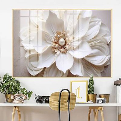 File in trần File gốc in bộ tranh decor treo tường đẹp hoa 5d DC3299 (bản gốc 3D) sống động