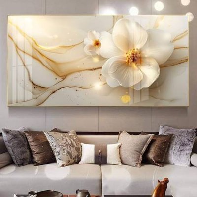 File gốc File gốc in bộ tranh decor treo tường đẹp hoa 5d DC3304 (in lụa) tranh phong thủy