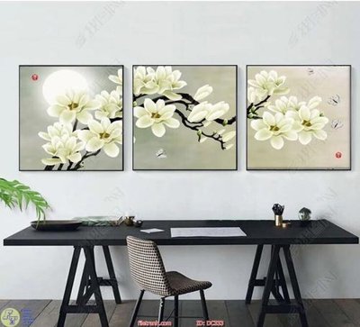 Tải file gốc Tranh hoa mai trắng DC333 (in bạt) quảng cáo