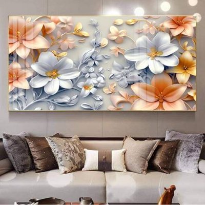 File gốc File gốc in bộ tranh decor treo tường đẹp hoa 5d DC3366 (phong cách) cổ điển