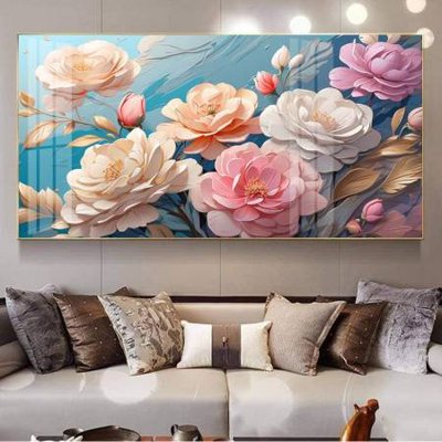 Download file gốc File gốc in bộ tranh decor treo tường đẹp hoa 5d DC3372 (dùng cho in ấn)