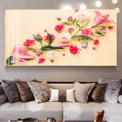 File in mica File gốc in bộ tranh decor treo tường đẹp hoa 5d DC3385 (bản gốc) siêu trong