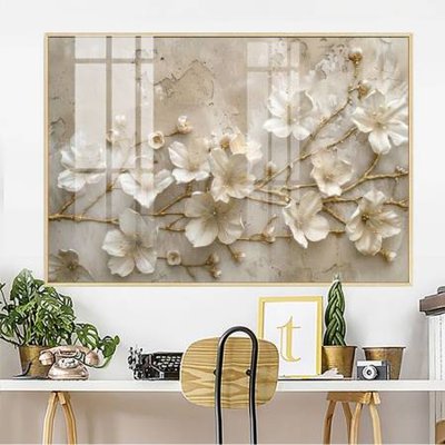 File ảnh File gốc in bộ tranh decor treo tường đẹp hoa 5d DC3393 (gốc) in decal dán tường