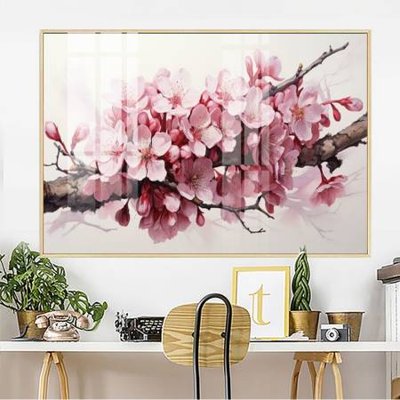File tranh PSD File gốc in bộ tranh decor treo tường đẹp hoa 5d DC3412 chất lượng cao