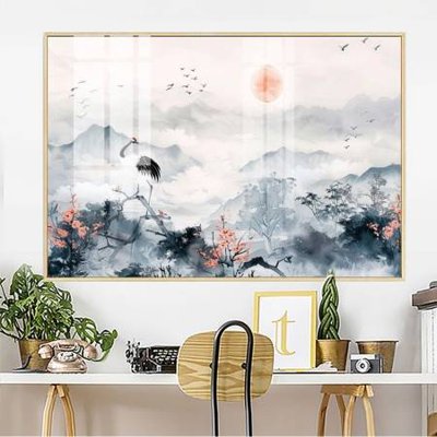 File in trần File gốc in bộ tranh decor treo tường đẹp hoa 5d DC3433 (bản gốc) hoa văn