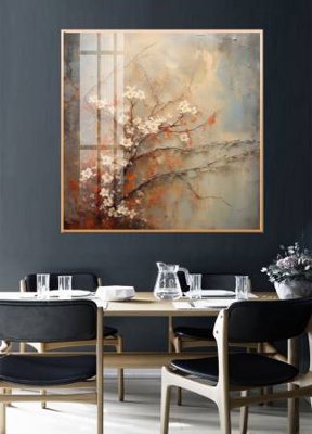 File gốc File gốc in bộ tranh decor treo tường đẹp hoa 5d DC3505 (in 3D) cho trang trí