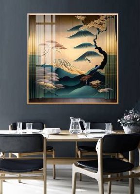 File PSD File gốc in bộ tranh decor treo tường đẹp hoa 5d DC3525 (bản gốc) cho nhà in