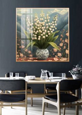 File gốc File gốc in bộ tranh decor treo tường đẹp hoa 5d DC3547 (trang trí) phòng làm việc