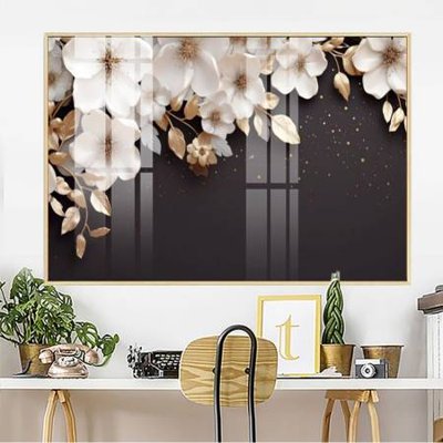 File gốc File gốc in bộ tranh decor treo tường đẹp hoa 5d DC3554 (phong cách) cổ điển