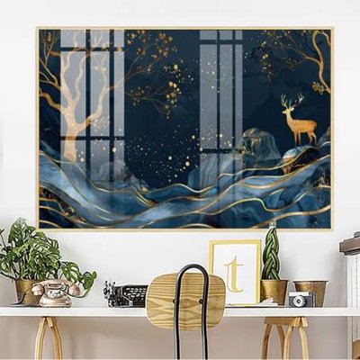 File gốc File gốc in bộ tranh decor treo tường đẹp hoa 5d DC3564 (phong cách) tối giản