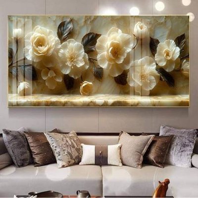 File PSD File gốc in bộ tranh decor treo tường đẹp hoa 5d DC3569 (bản gốc) cho nhà in