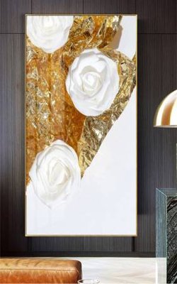 File gốc File gốc in bộ tranh decor treo tường đẹp hoa 5d DC3585 (in mica) cắt laser