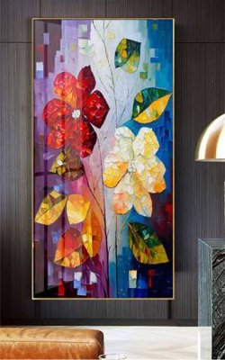 File gốc File gốc in bộ tranh decor treo tường đẹp hoa 5d DC3612 (dành cho trang trí nội thất)