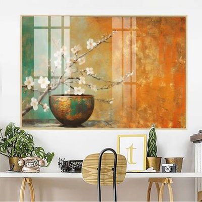 File ảnh File gốc in bộ tranh decor treo tường đẹp hoa 5d DC3625 (gốc) cho trang trí nội thất
