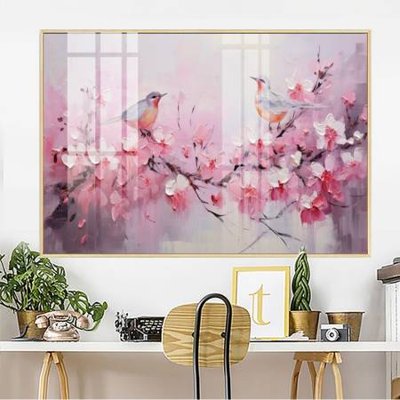 File tranh File gốc in bộ tranh decor treo tường đẹp hoa 5d DC3635 (gốc) in film