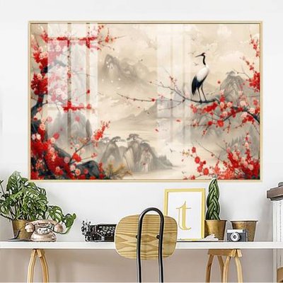 File tranh File gốc in bộ tranh decor treo tường đẹp hoa 5d DC3647 (gốc) in backlit film