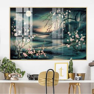 File tranh ảnh gốc File gốc in bộ tranh decor treo tường đẹp hoa 5d DC3648 dùng cho in khổ lớn